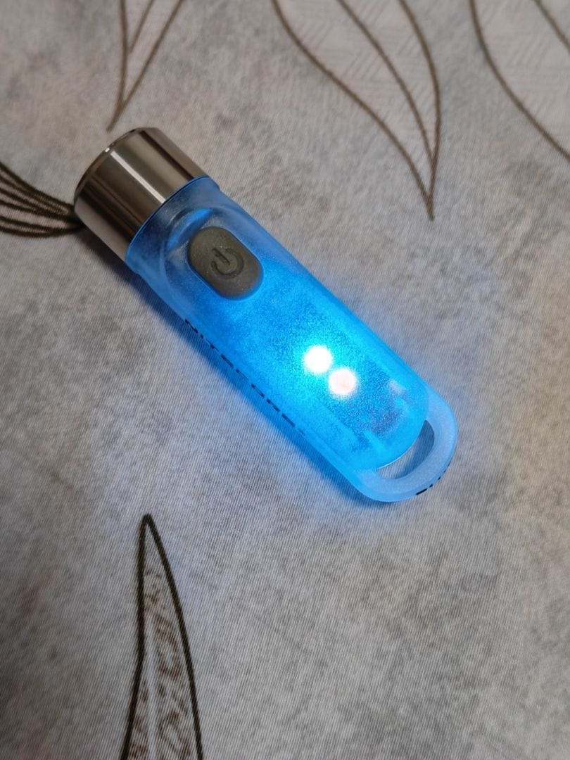 Customer photo review of TIKI (BLUE Glow In The Dark) - 300 lumens