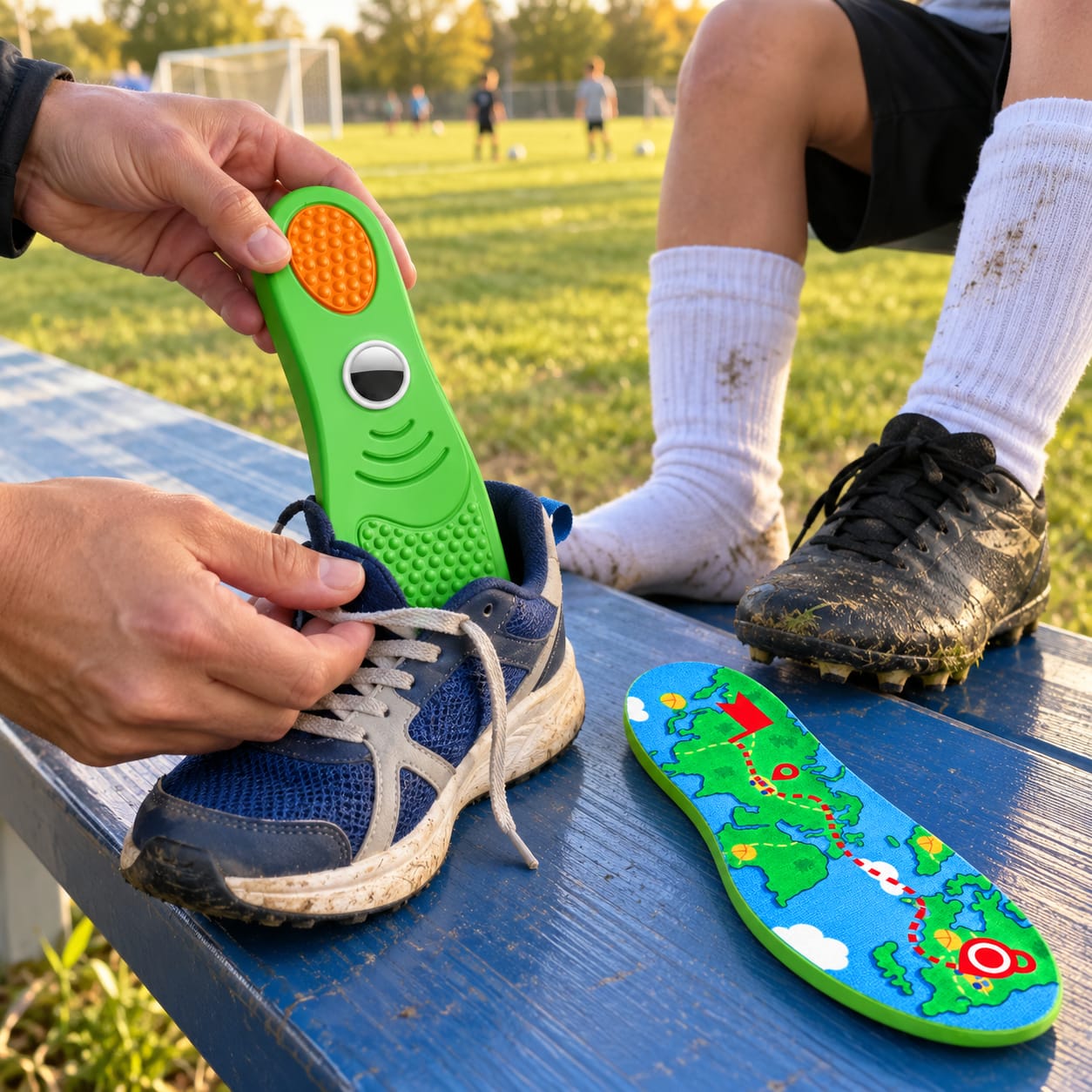 Customer photo review of Tracker Insole