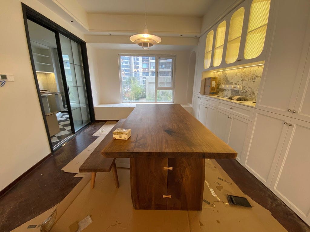 Customer photo review of Modern Pendant Light, Aluminium Concentric Screens, 50 cm