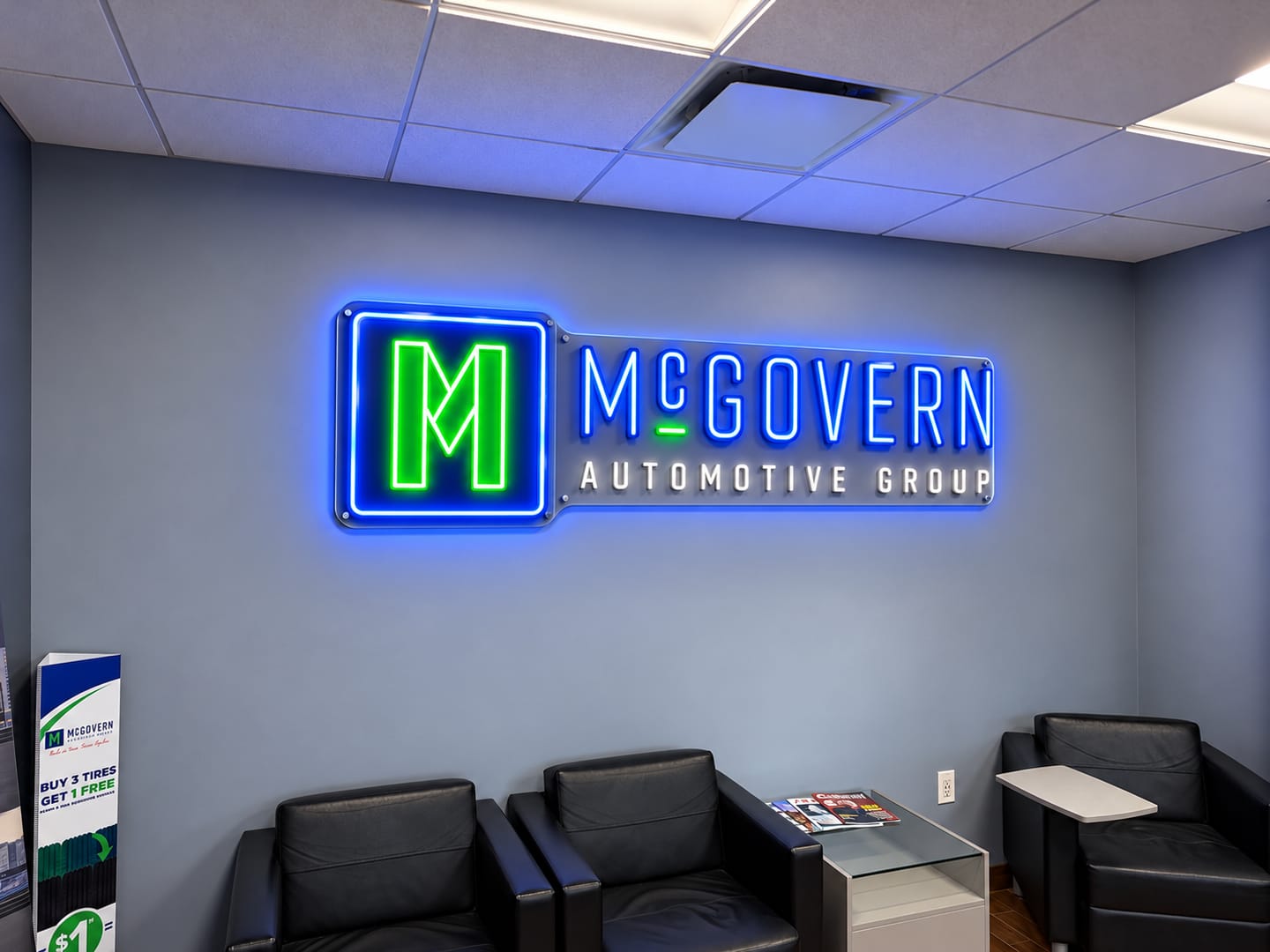 Customer photo review of MC GOVERN | LED Neon Sign