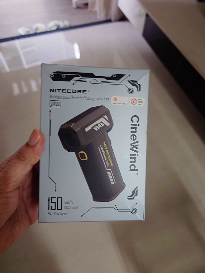 Customer photo review of CW20 - Handheld Turbo Fan (150km/h)