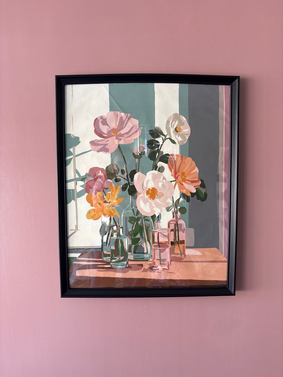 Customer photo review of Beauty in glass | Paint by Number