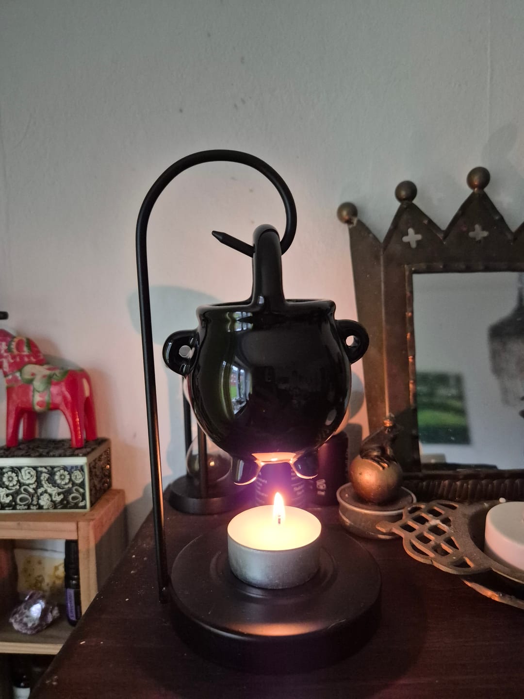 Customer photo review of Hängender Hexenkessel - Duftlampe