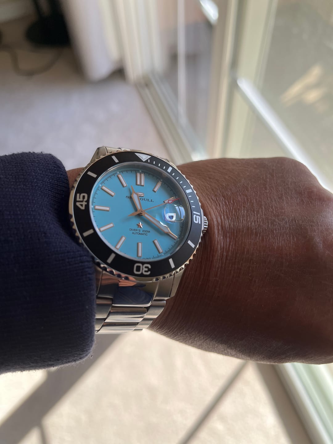 Customer photo review of Ocean Series | Calendar | Luminous | 200m Waterproof | 44mm