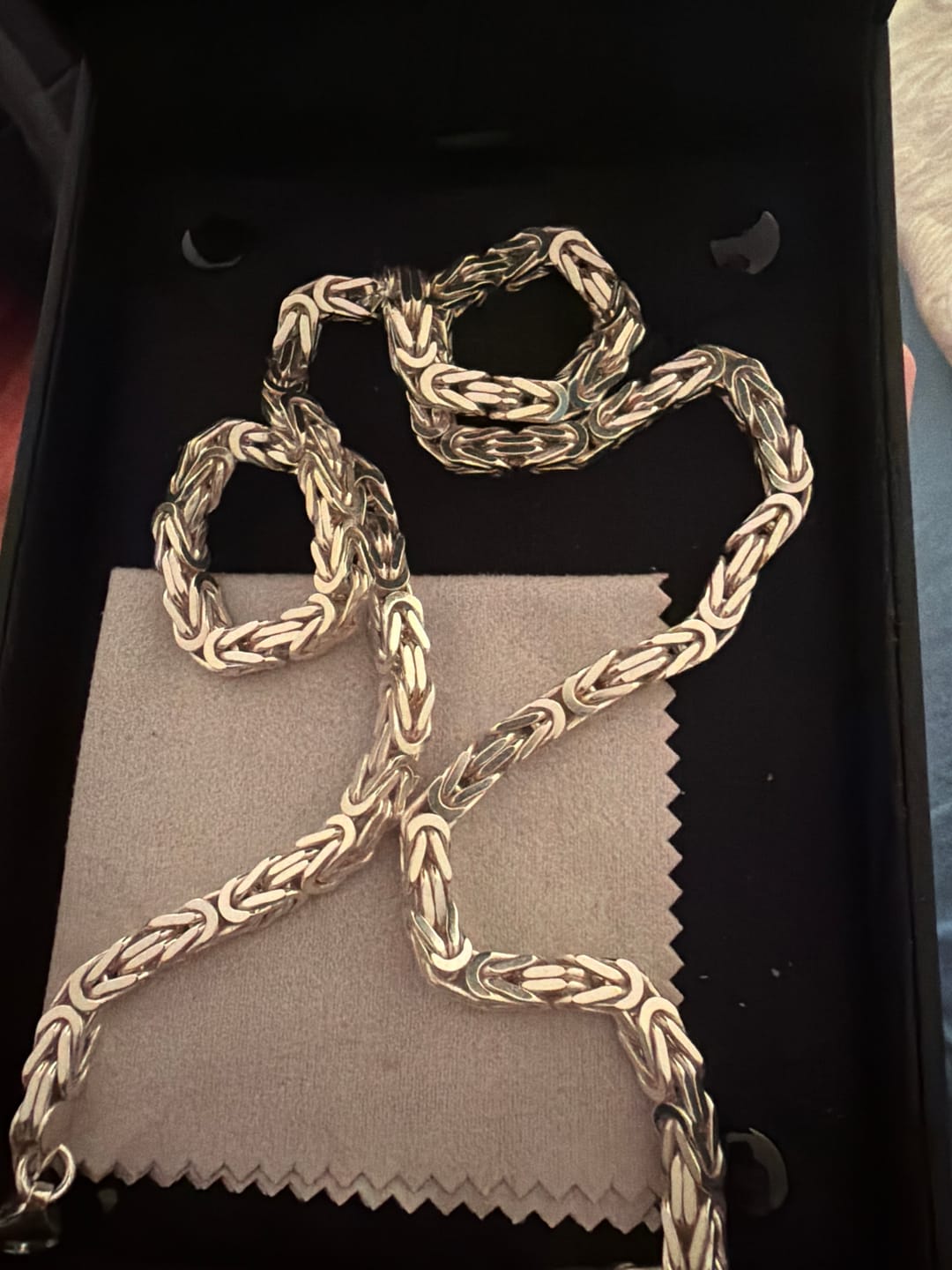 Customer photo review of Kejsarlänk Halsband 6mm - 925 Silver