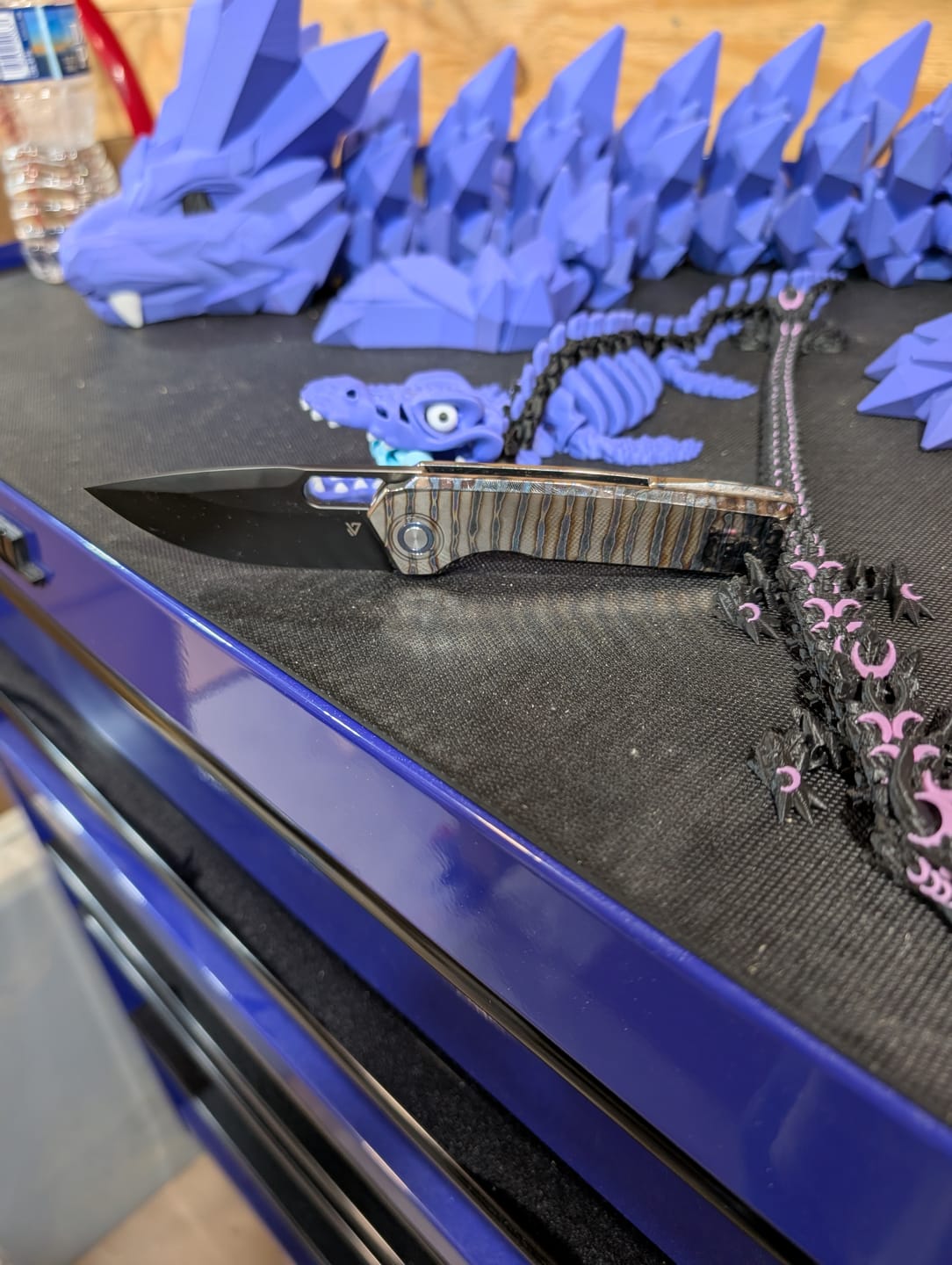 Customer photo review of Vanguard Knives Breaker Knife Titanium Frame Lock M390