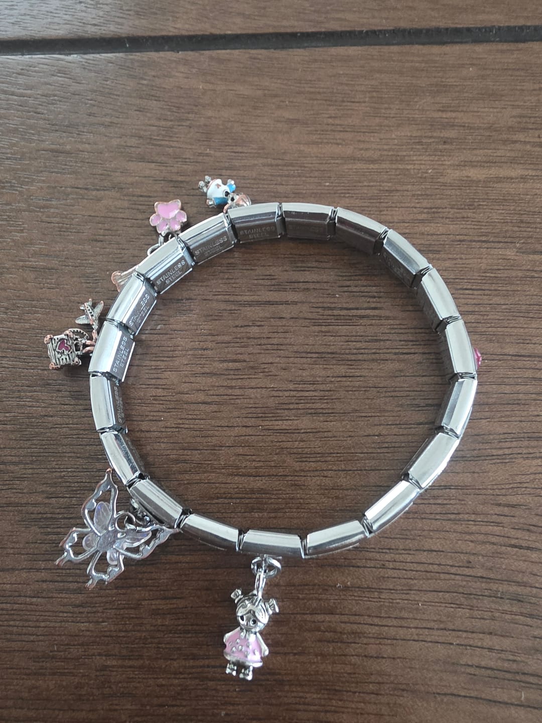 Customer photo review of Pulsera Italiana Clásica para Charms