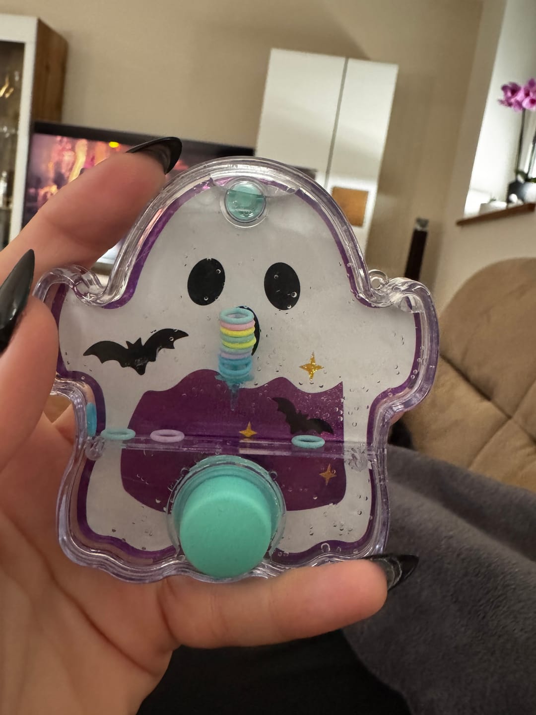 Customer photo review of Halloween Wasserspiel – Spooky Katze, Geist & Kürbis