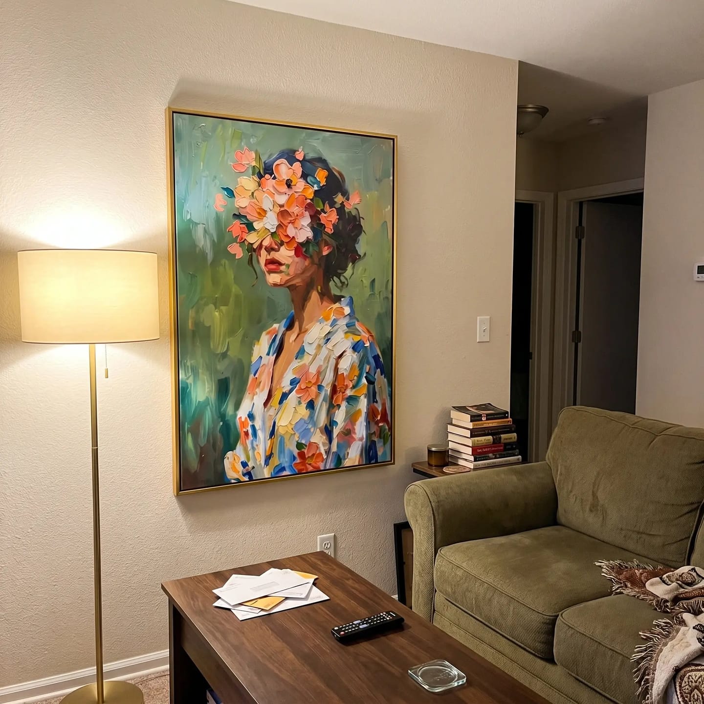 Customer photo review of Portrait Art Floral Figures in Profile #PR416