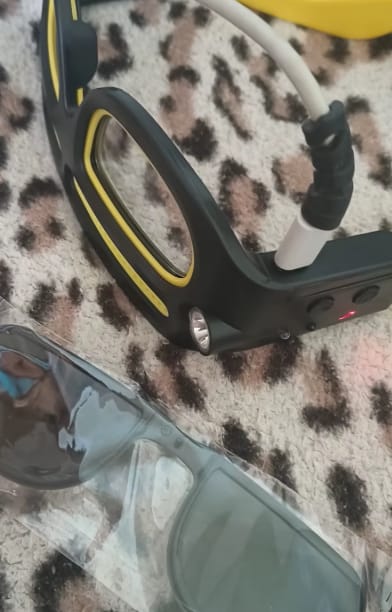 Customer photo review of BeamPro™ | Hands-Free LED Light Glasses