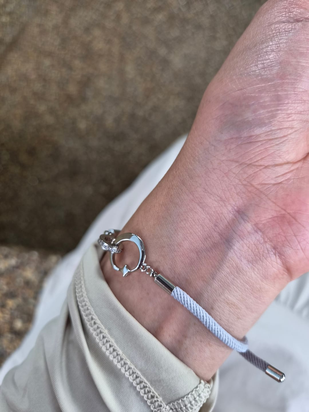 Customer photo review of Kendall Rope Bracelet