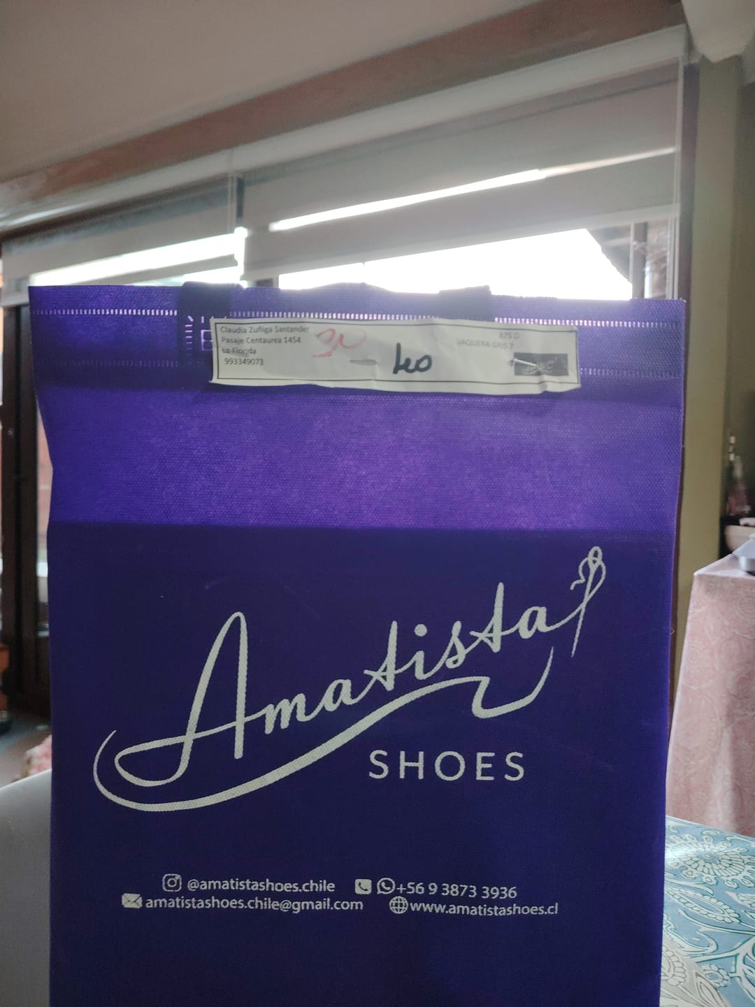 Customer photo review of Vaquera Amatista