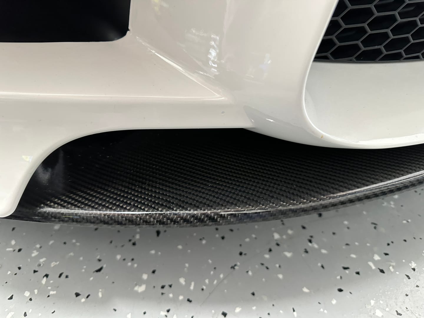Customer photo review of BMW MP Style Carbon Fiber Front Lip - E82 1-Series