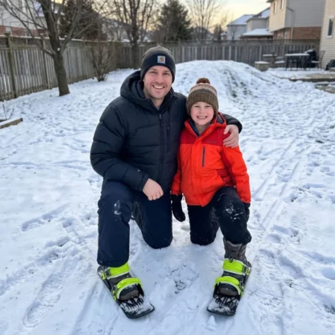Customer photo review of Mini esquís SnowGo™