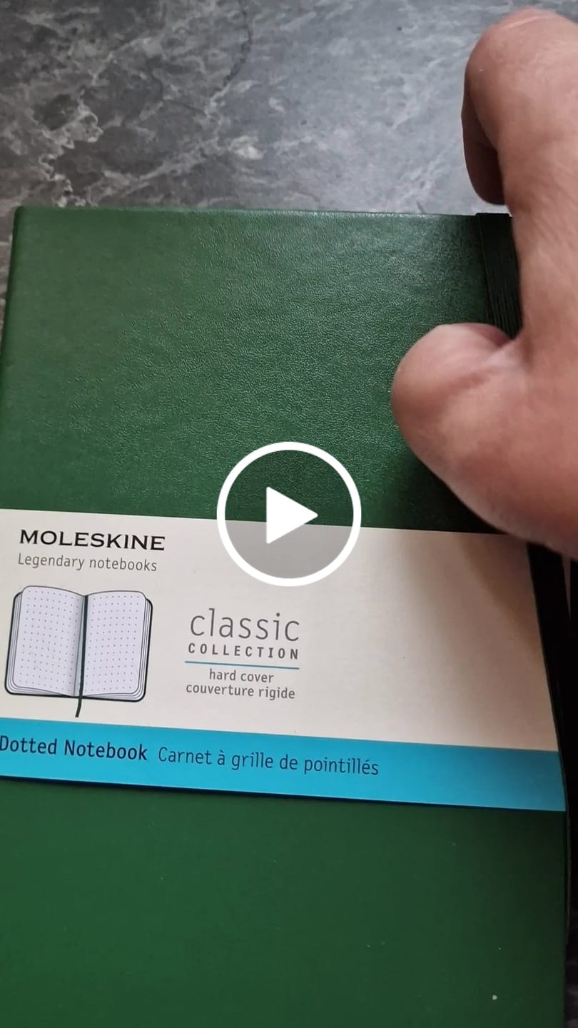 Customer video review of Moleskine Classic, A5 (Hardcover)