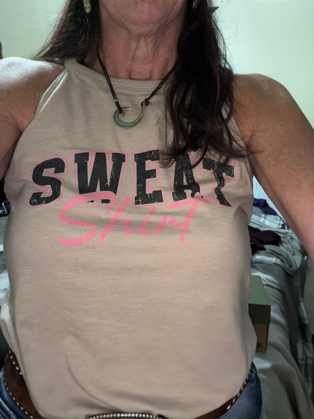 Customer photo review of Grab Bags Rocker Tank Top