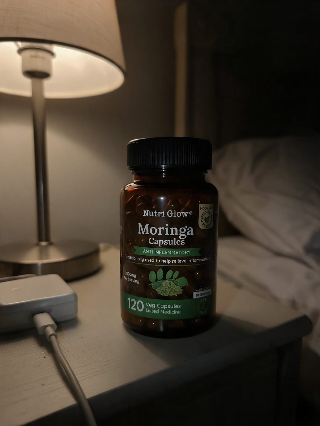 Customer photo review of Nutri Glow Moringa 120 Capsules TGA Listed