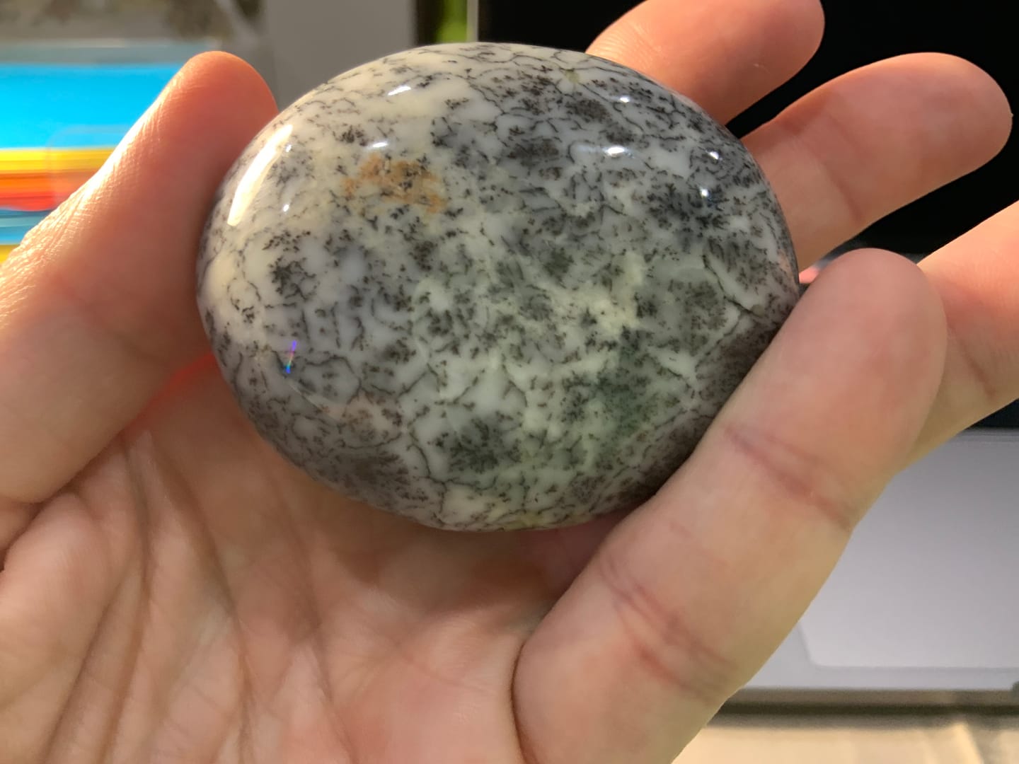 Customer photo review of Agate Dendritique - Galet