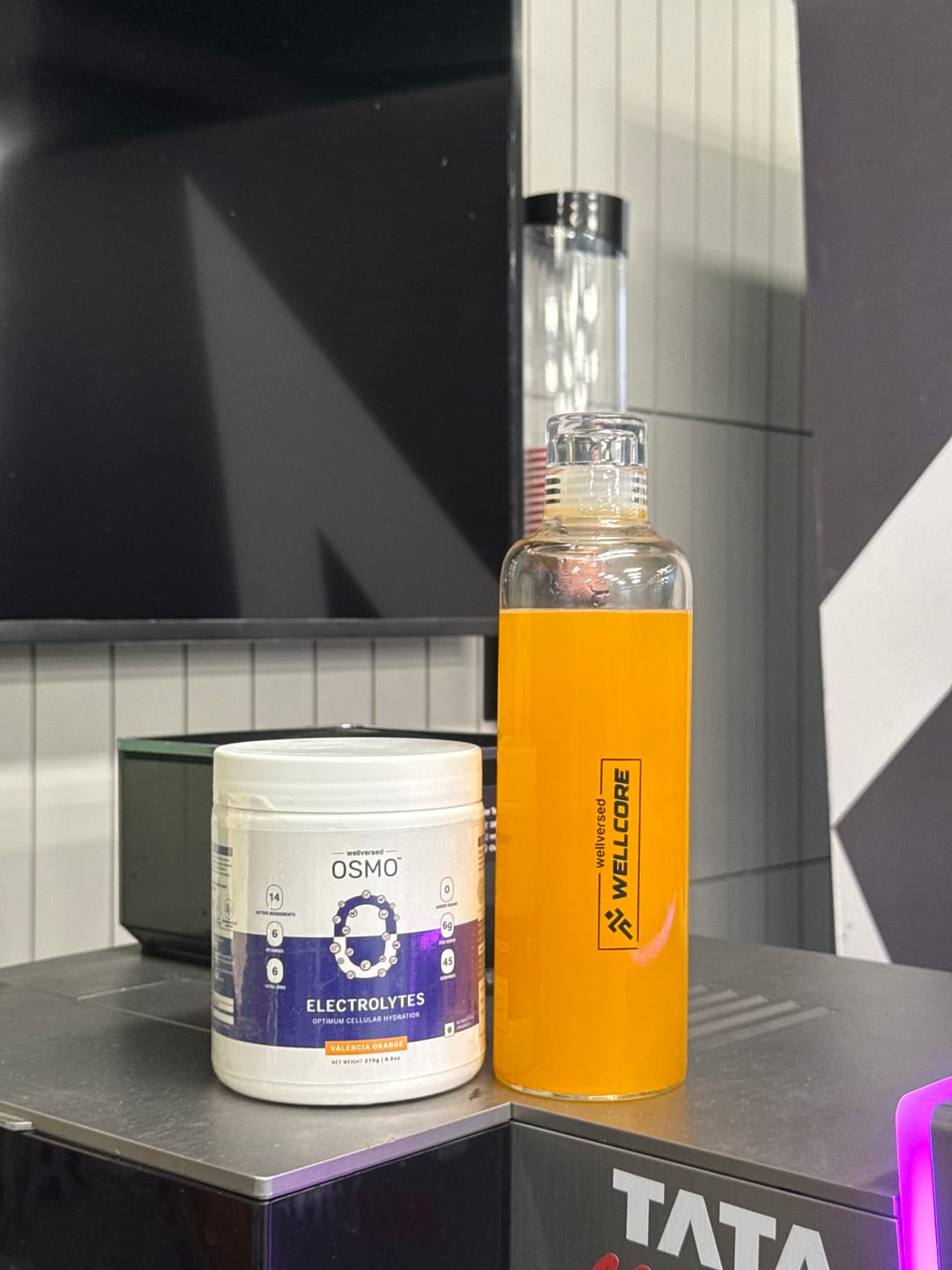 Customer photo review of OSMO - Electrolyte Hydration Blend (Advanced Salts + Taurine & Vitamins) | Valencia Orange Flavour (270g, 45 servings)