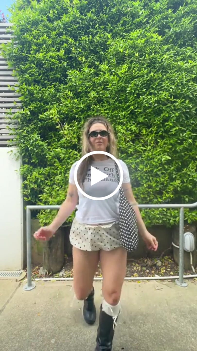 Customer video review of F*ck Off I'm With The Band Baby Tee