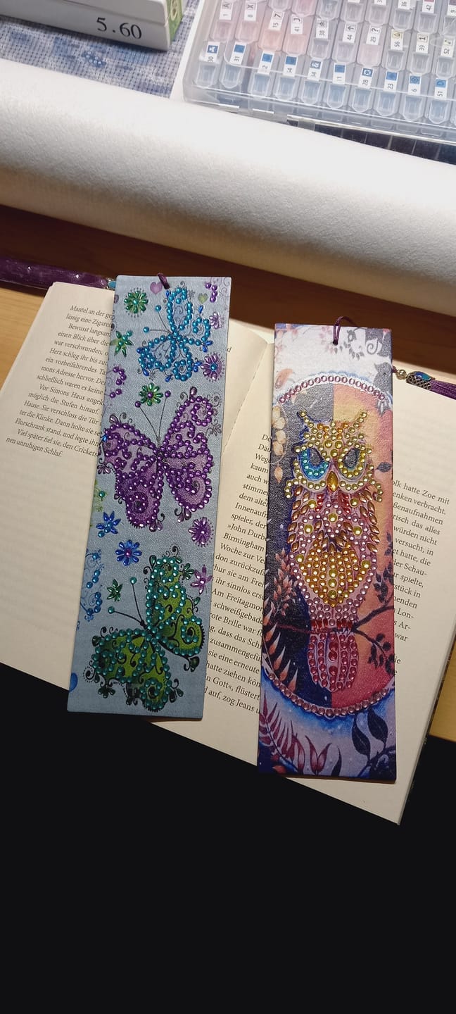 Customer photo review of Lesezeichen Schmetterlinge