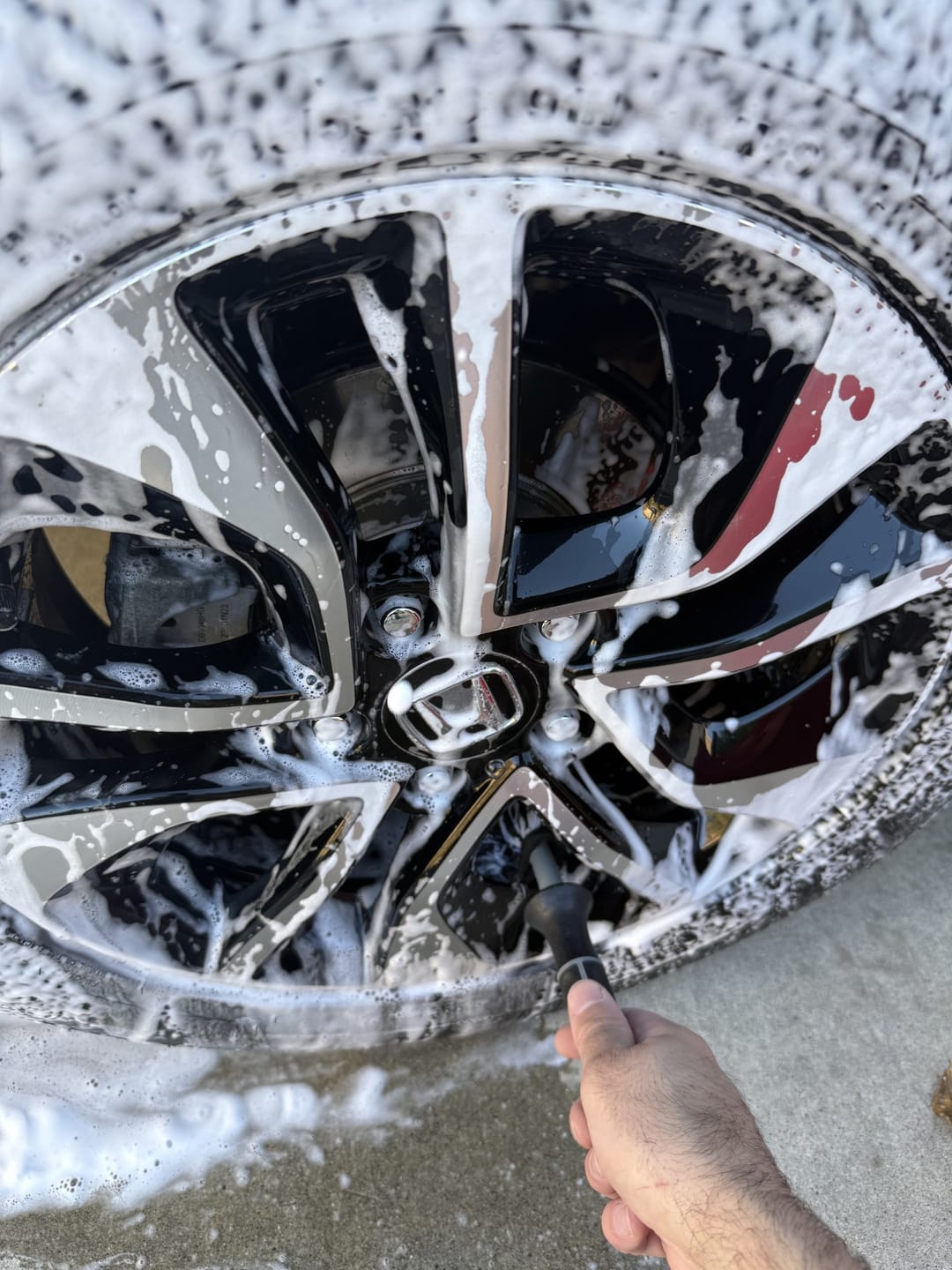 Customer photo review of Detail Factory Mini Wheel Brush