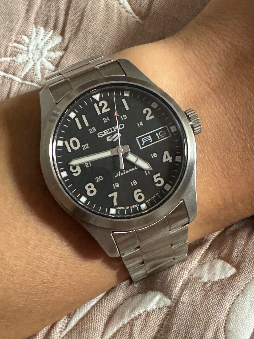 Customer photo review of Reloj Seiko 5 SBSA197 Metálico Made in Japan JDM 36,4mm