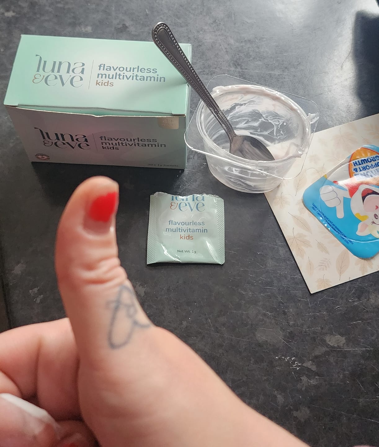 Customer photo review of Kids Multivitamin Powder