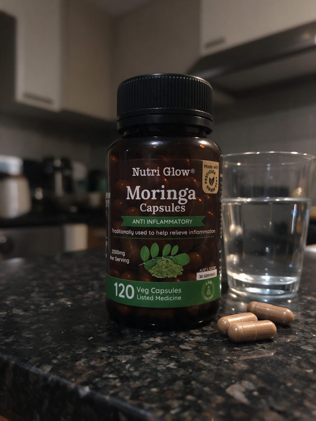 Customer photo review of Nutri Glow Moringa 120 Capsules TGA Listed