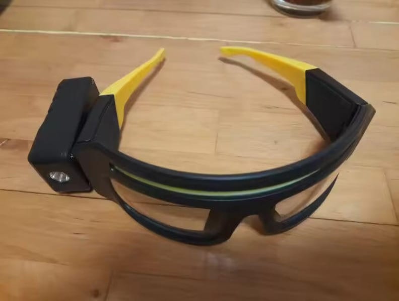 Customer photo review of BeamPro™ | Hands-Free LED Light Glasses