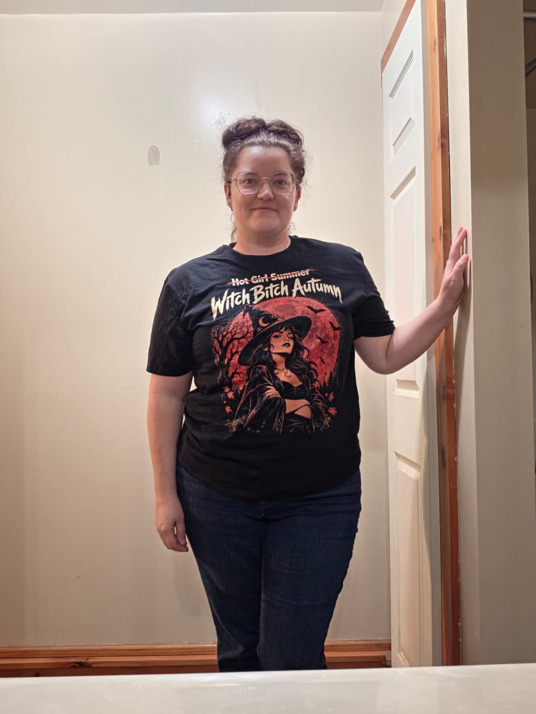 Customer photo review of Witch Autumn T-Shirt