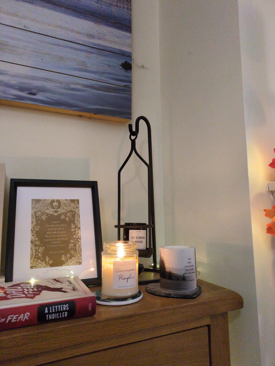 Customer photo review of Cinnamon Pumpkin Candle