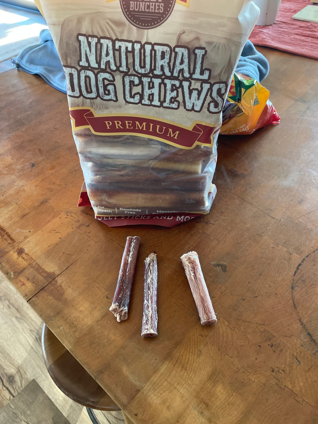 Customer photo review of 6 Inch Monster Bully Stick