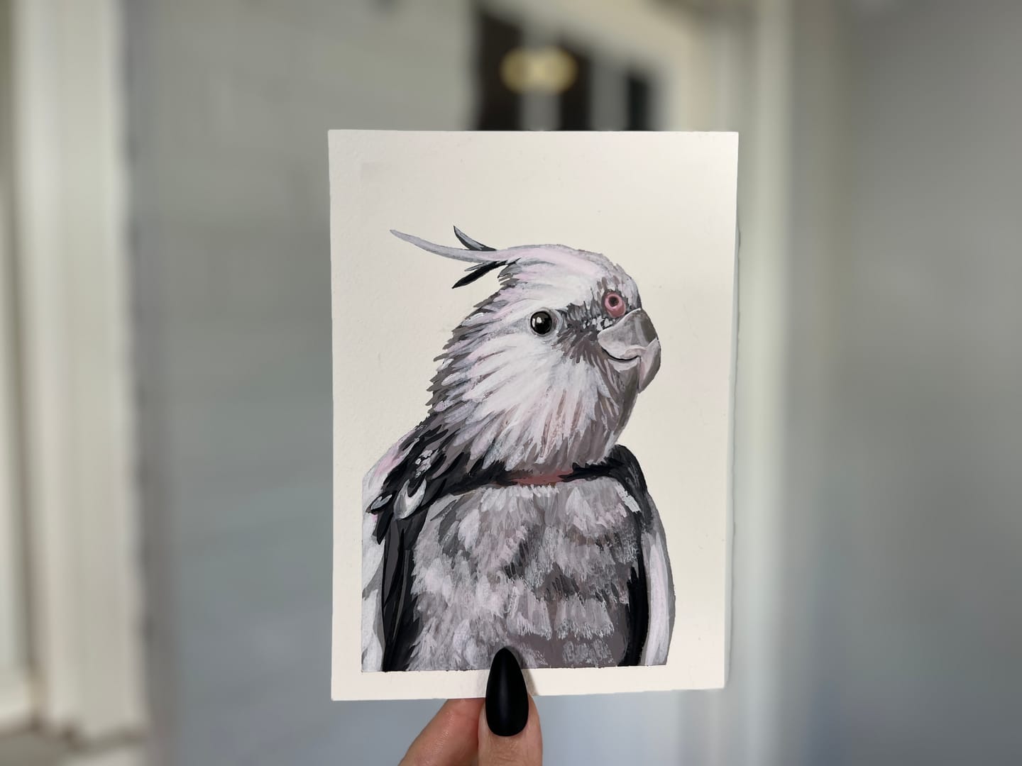 Customer photo review of Custom Pet Portrait