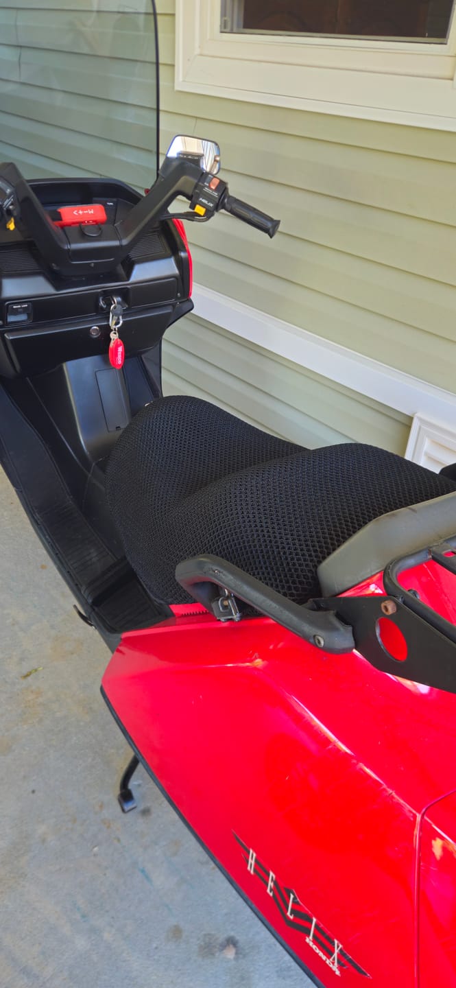 Customer photo review of Wind Rider Seat Cover