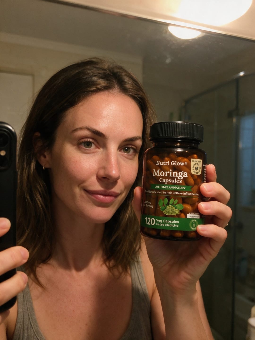 Customer photo review of Nutri Glow Moringa 120 Capsules TGA Listed