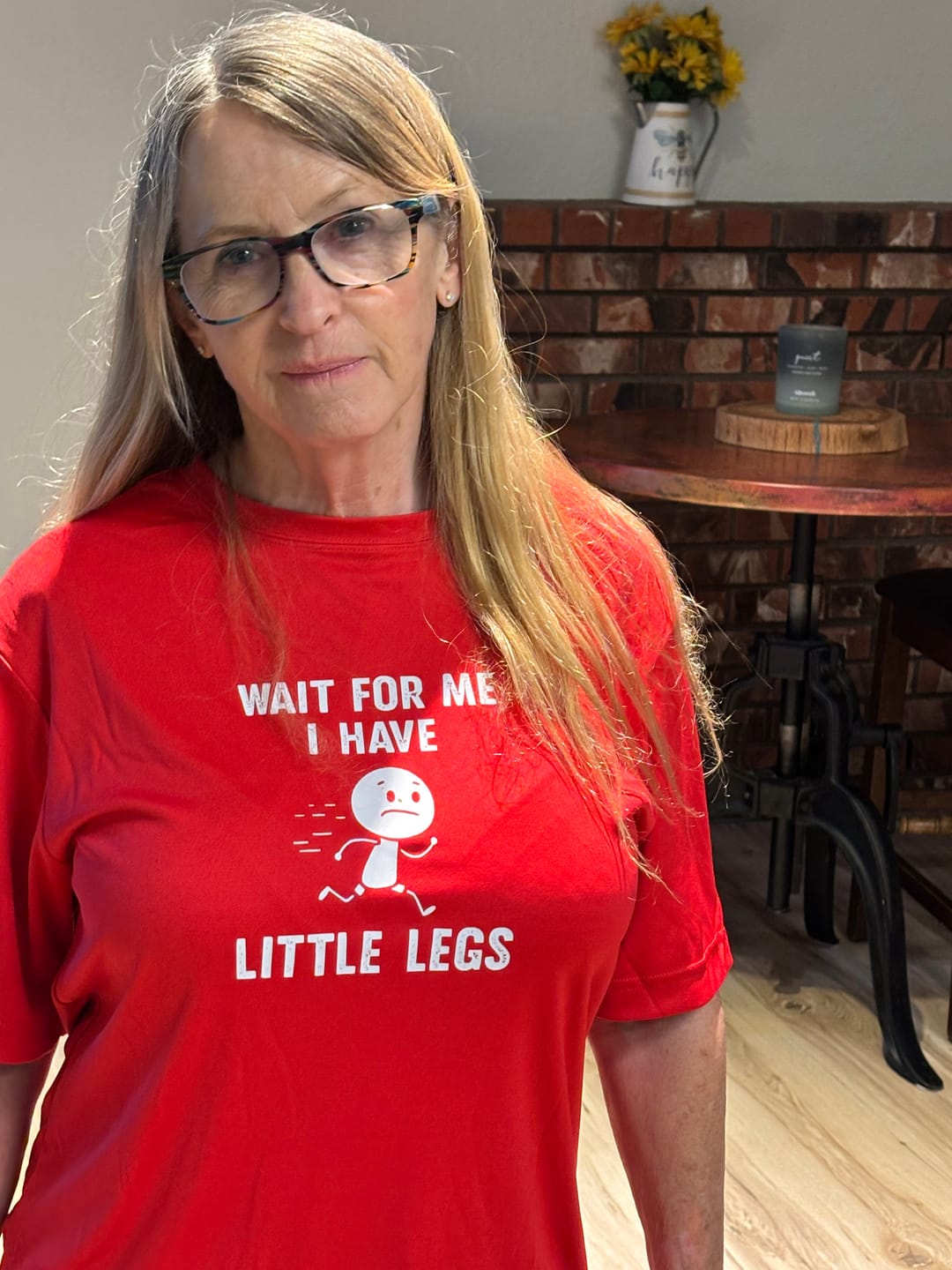 Customer photo review of Little Legs Tech Tee