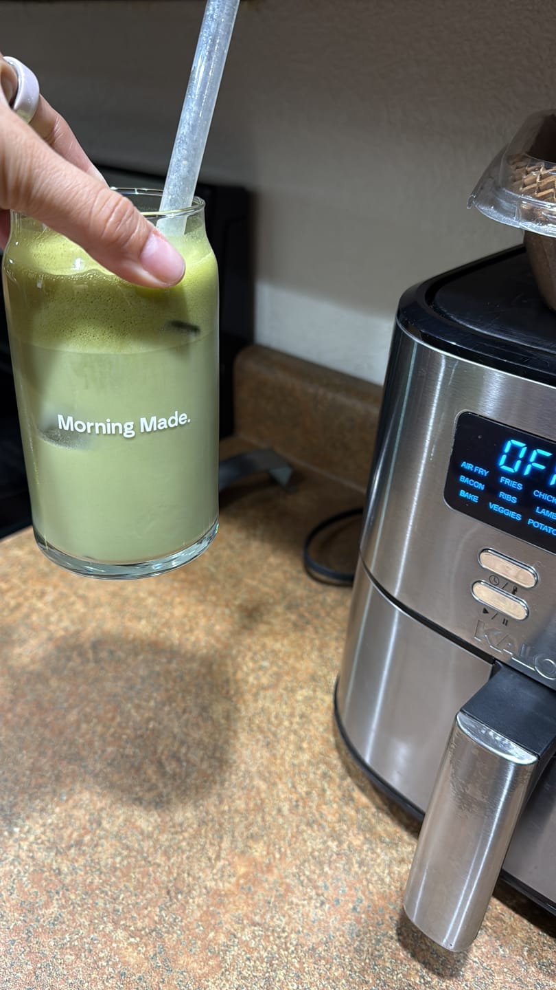 Customer photo review of Original Matcha Latte