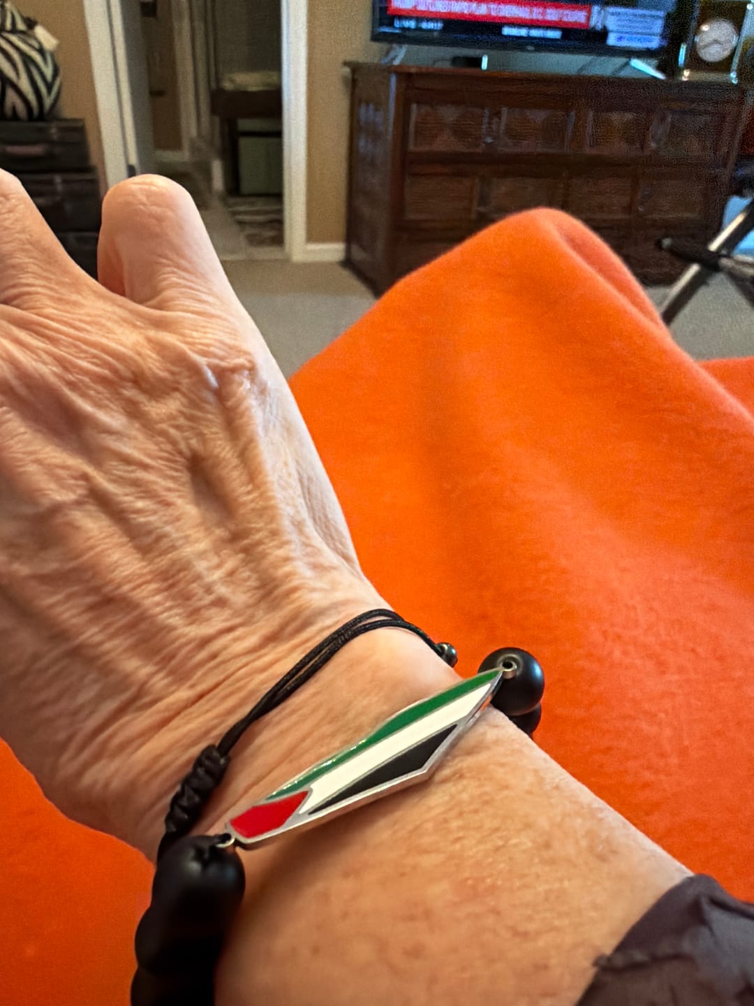 Customer photo review of Palestine Bead Bracelet