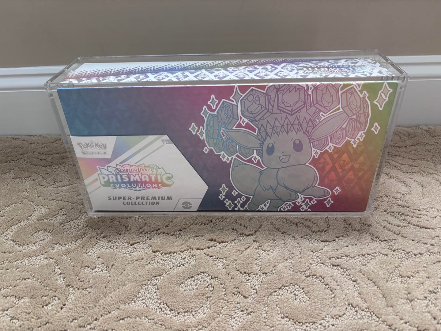 Customer photo review of Prismatic Evolutions Super-Premium Collection - SV: Prismatic Evolutions