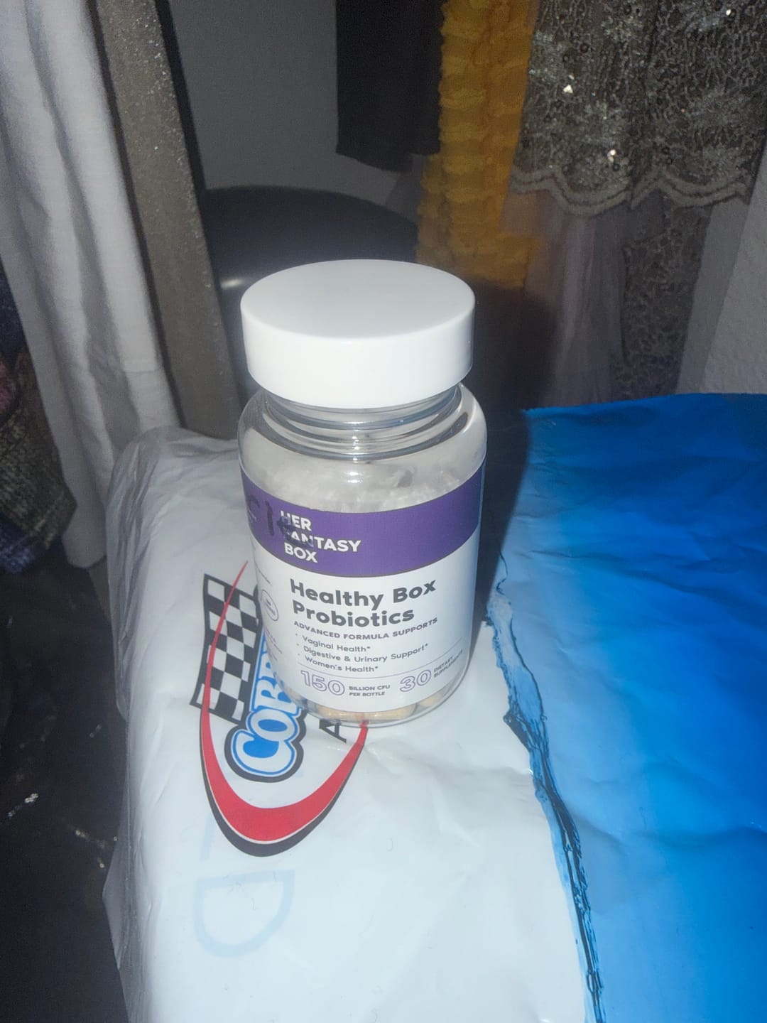 Customer photo review of Healthy Box Probiotics for pH, Odor, Pms Relief & Uti Prevention