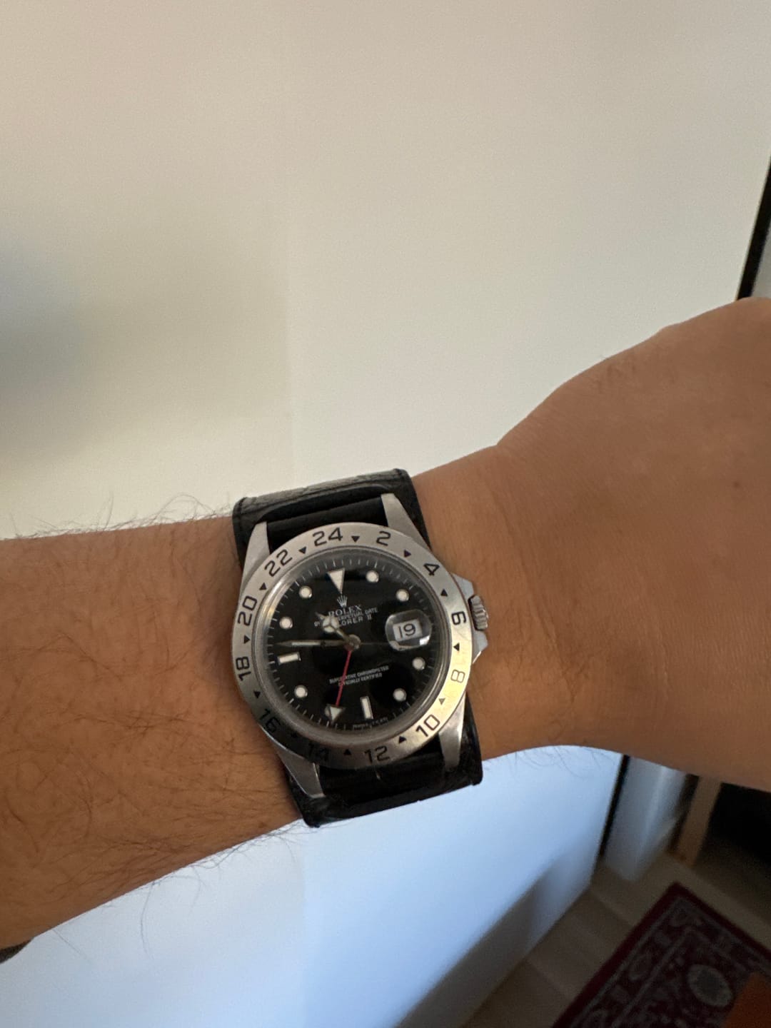 Customer photo review of Matte Black Alligator