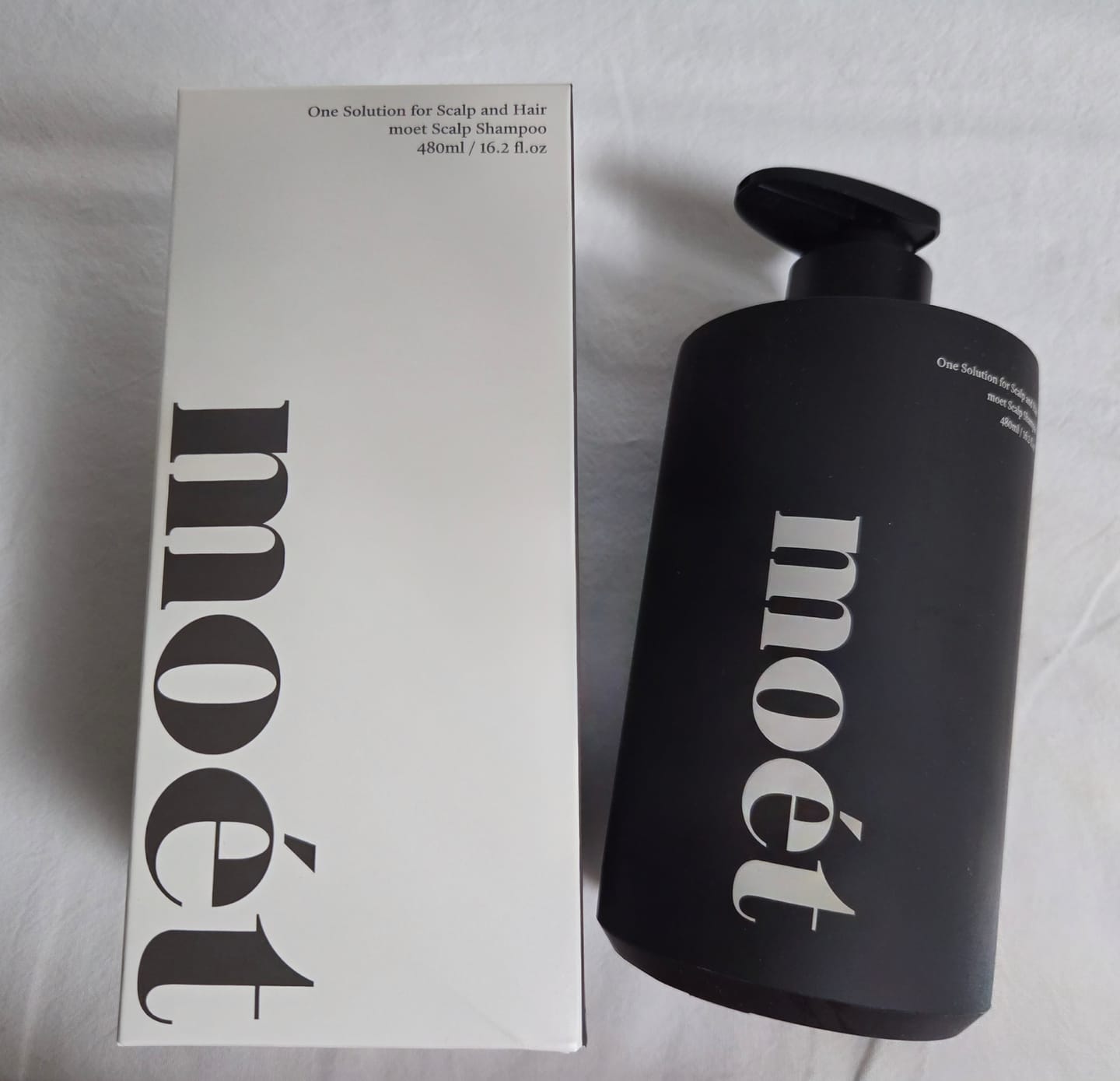 Customer photo review of moét Scalp Shampoo — Sulfate-Free Scalp Care 480ml