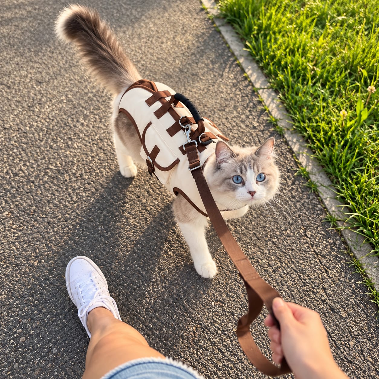 Customer photo review of Pawsy®Multifunctional Backpack with Strap™
