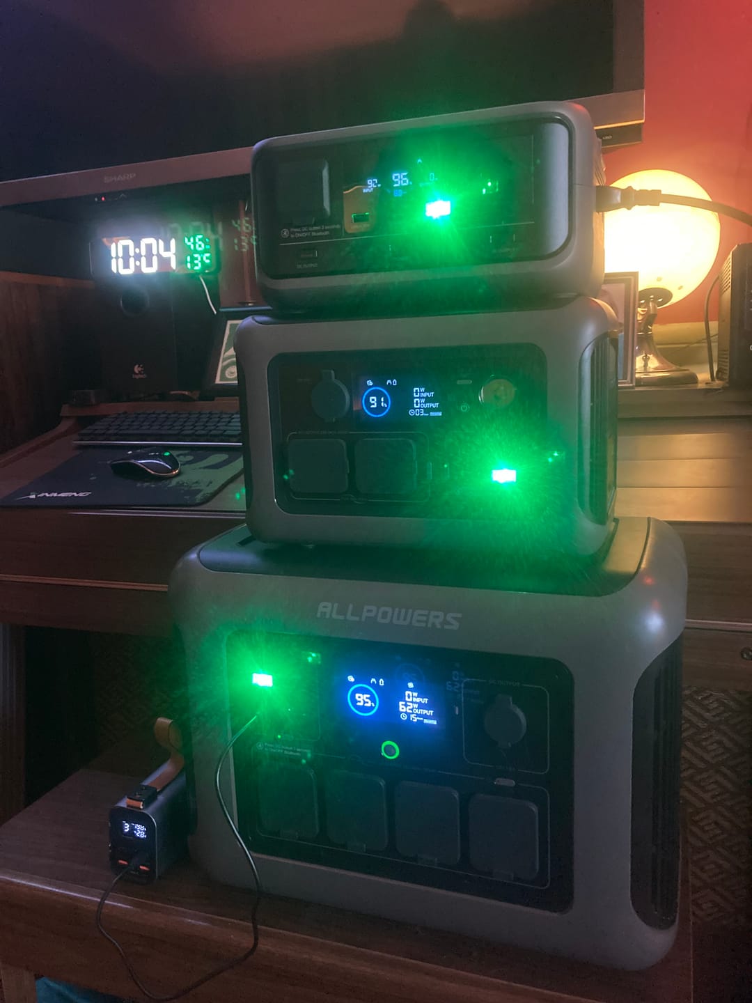 Customer photo review of ALLPOWERS R2500 V2 Portable Home Backup Power Station 2500W 1920Wh