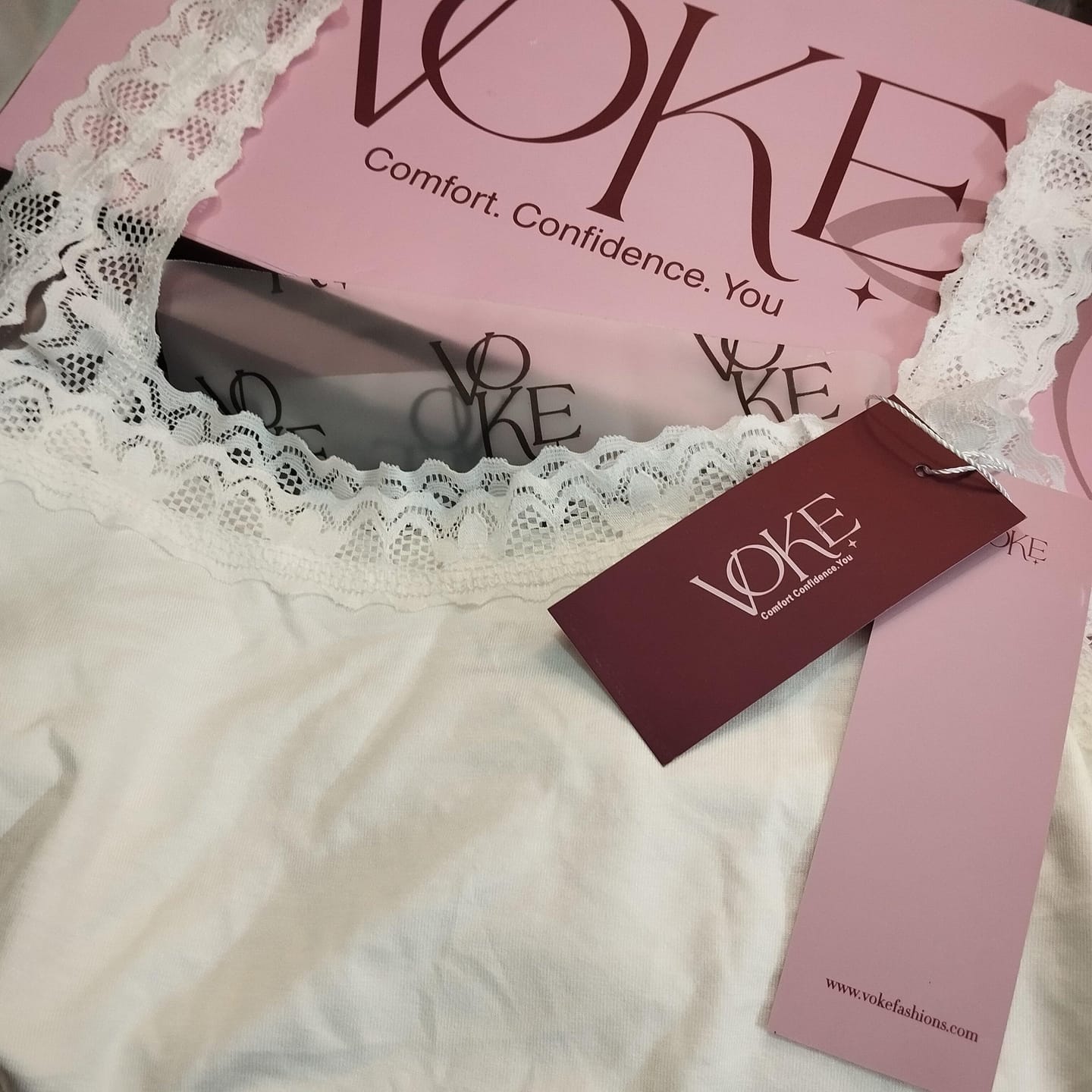 Customer photo review of Serava – Square Neck Micro Modal Camisole