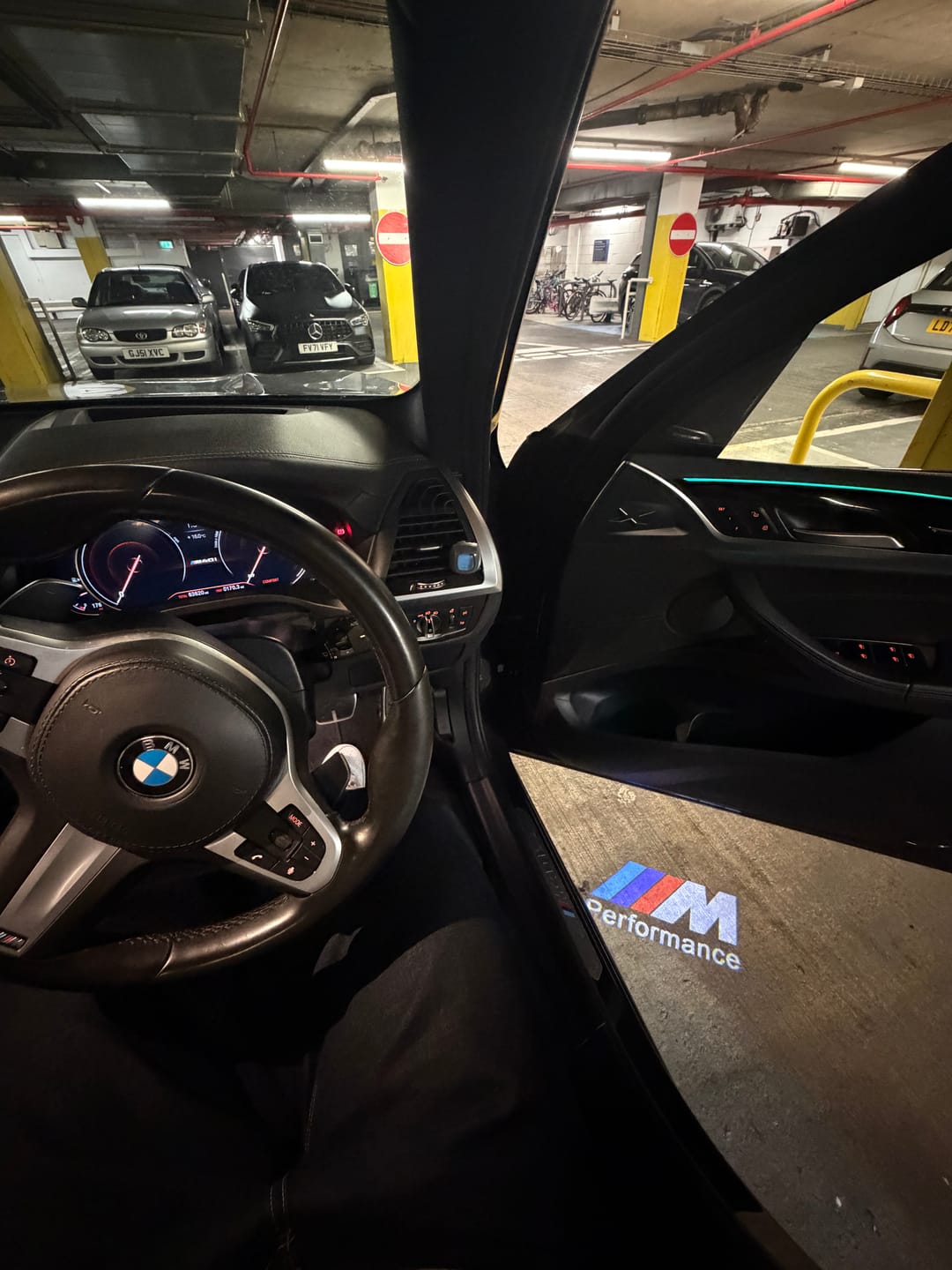 Customer photo review of BMW G SERIES DOOR LIGHTS