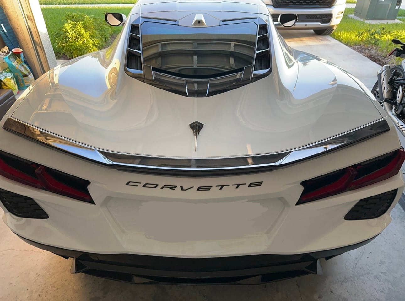 Customer photo review of Low Profile Package Corvette C8 Stingray Rear Spoiler