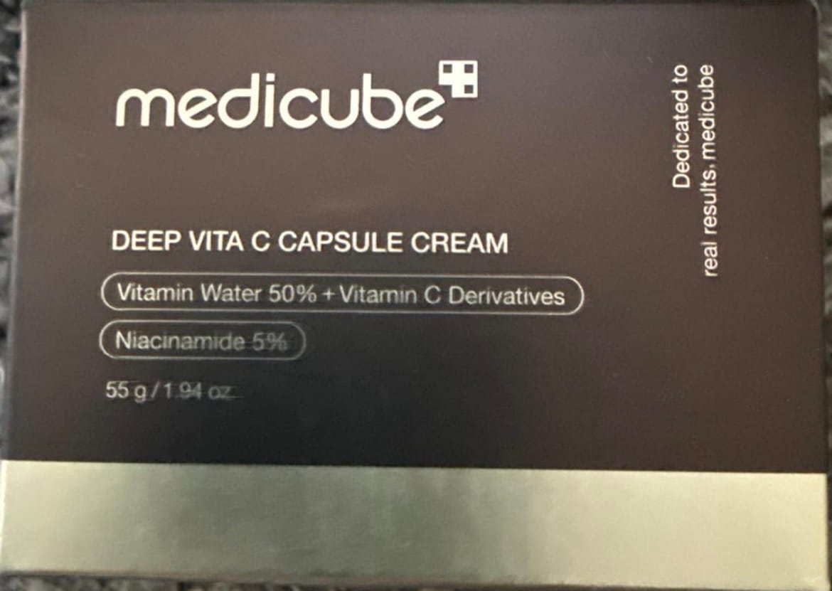 Customer photo review of Medicube - Crème - Deep Vita C Capsule Cream