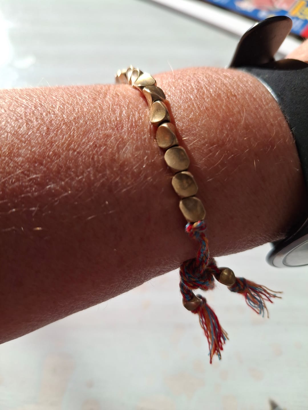 Customer photo review of Bracelet Tibétain Porte-Bonheur